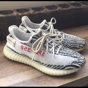 Adidas Yeezy SPLY-350 Black and White Zebra